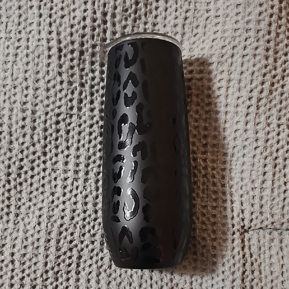 Member’s Mark Black Leopard Print Stainless Steel Tumbler with Lid